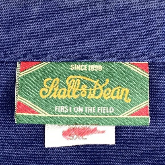 Stall And Dean Ivy League APA Blue Red Full Zip Long Jacket 532 Of 600 Adult 5XL - Picture 16 of 16